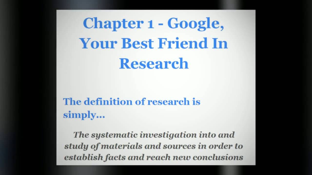 Video review of how to research online like a pro! Kindle Edition