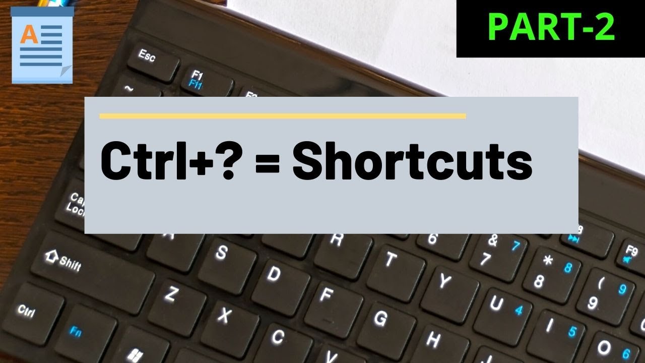Wordpad shortcut keys you should know (Part -2)
