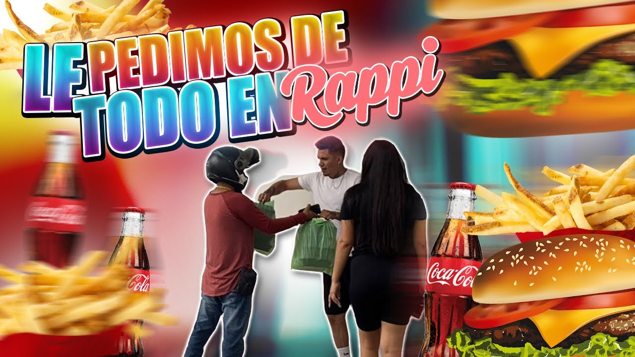 LO HICIMOS PAGAR TODO EL MENÚ DE RAPPI 😂 //cuanto gasto?