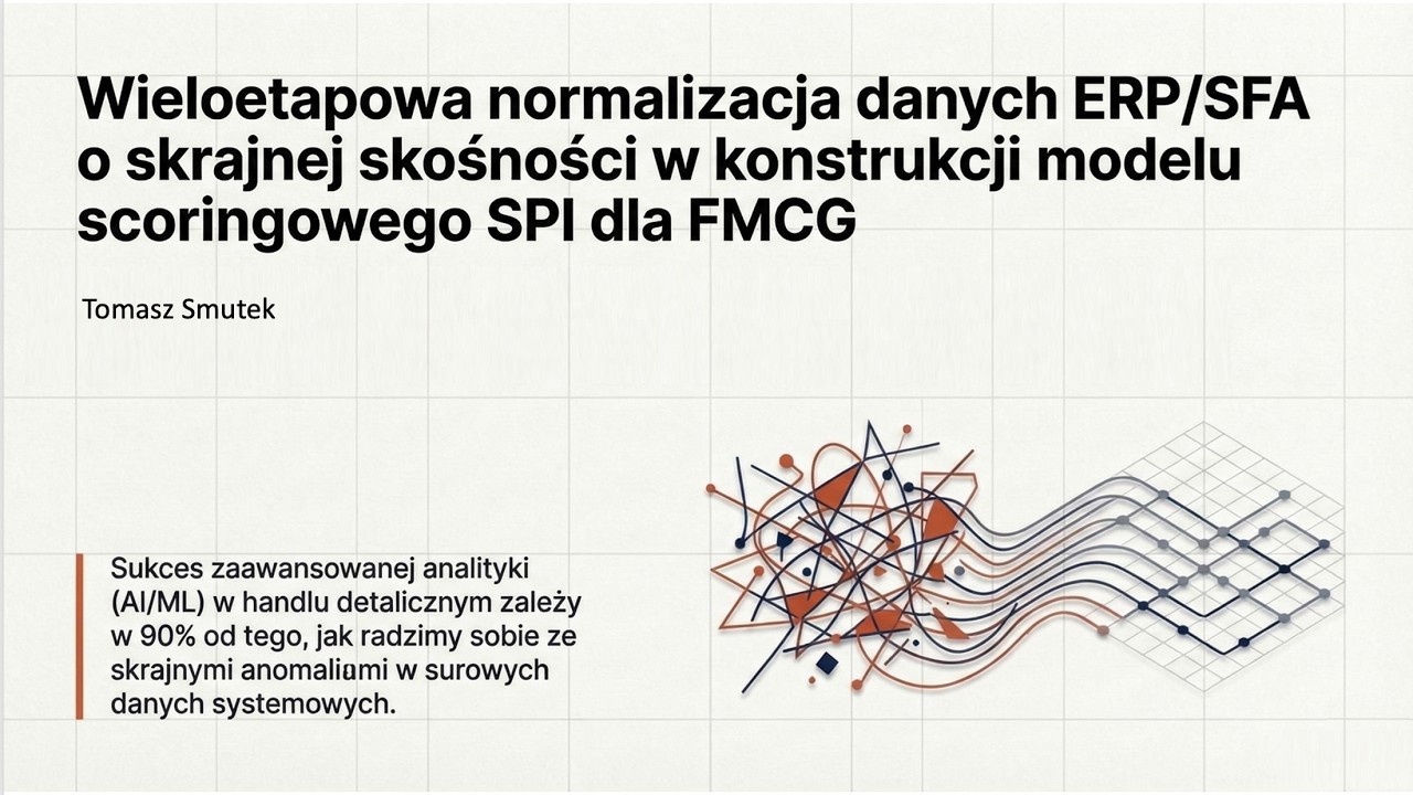 Wieloetapowa normalizacja danych ERPSFA o skrajnej skośności w konstrukcji modelu scoringowego SPI