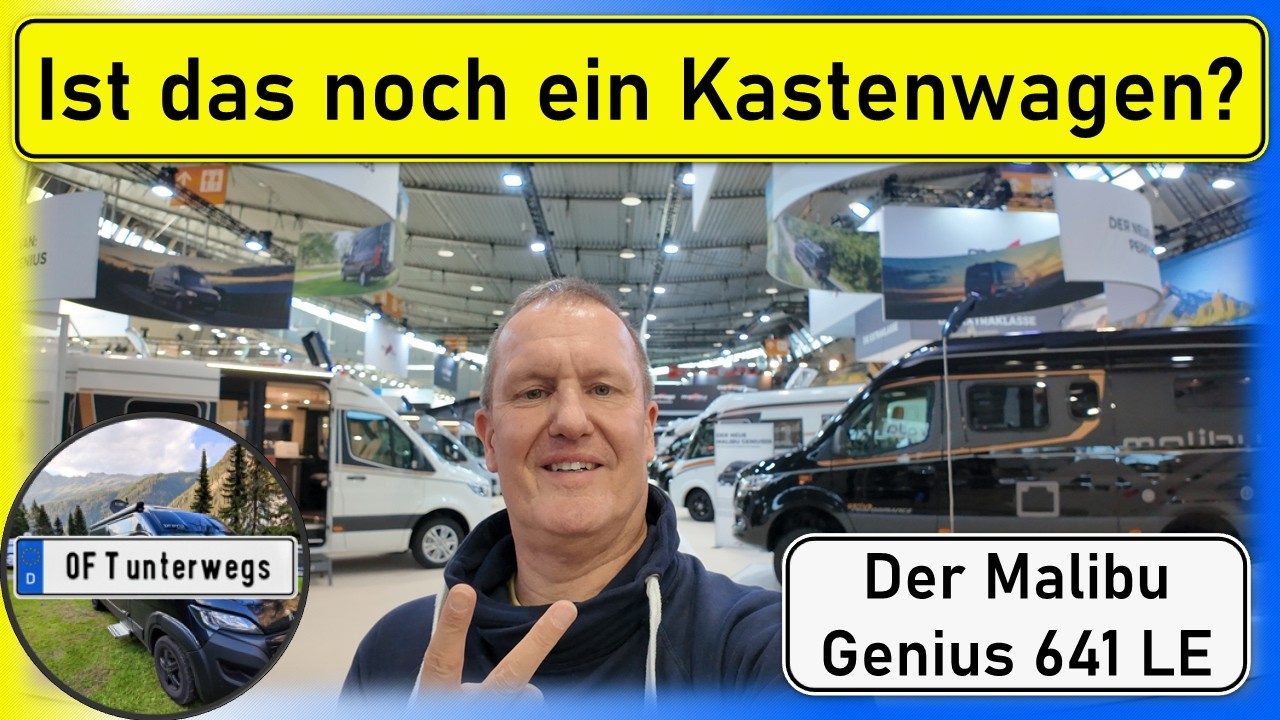 Der Malibu Genius LE 641auf Mercedes Sprinter | ist das noch ein Kastenwagen? Gesehen bei CMT 2025