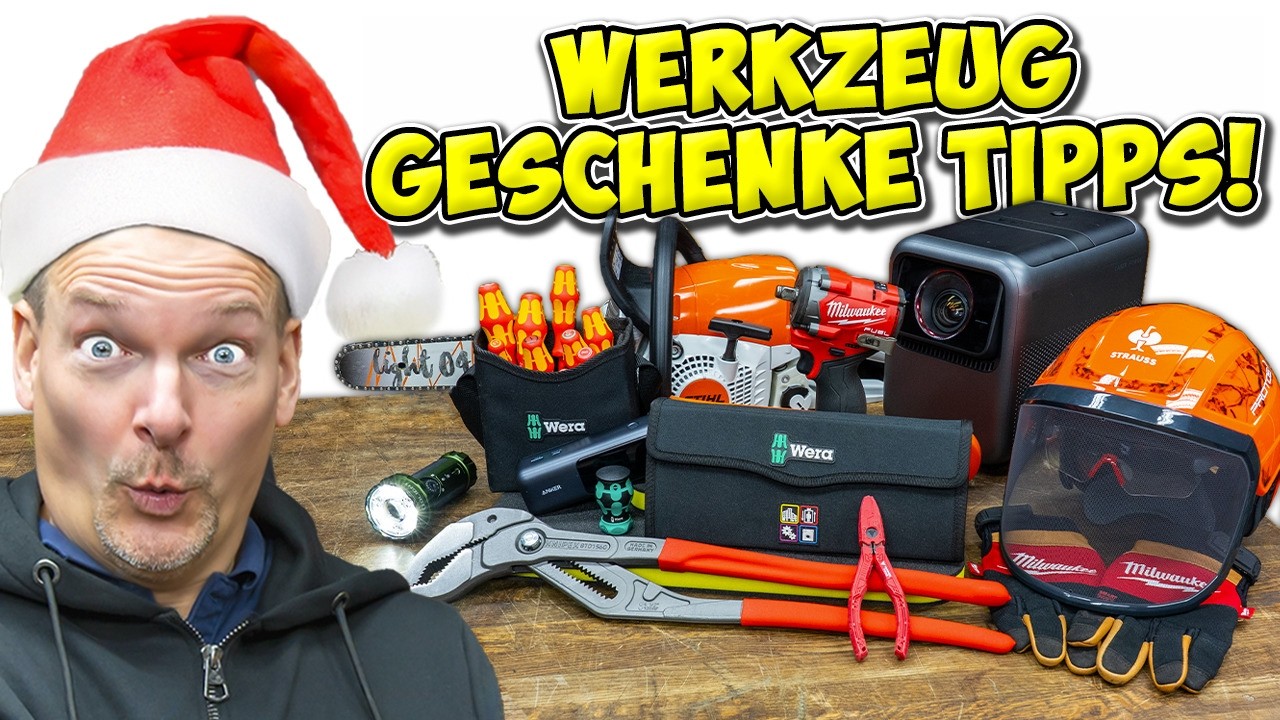 LAST MINUTE WERKZEUG GESCHENKE ab 10,- € | WEIHNACHTSGESCHENKE Tipps 2025