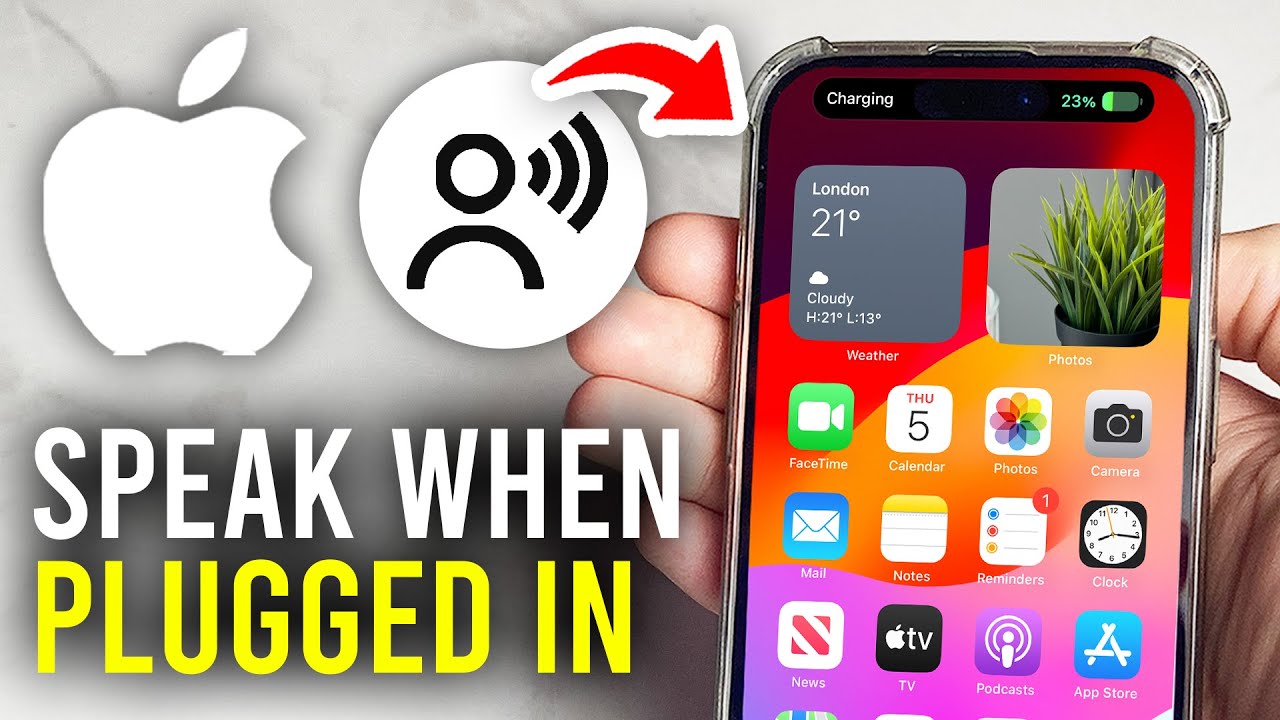 How To Make iPhone Speak When Plugged In To Charge - Full Guide