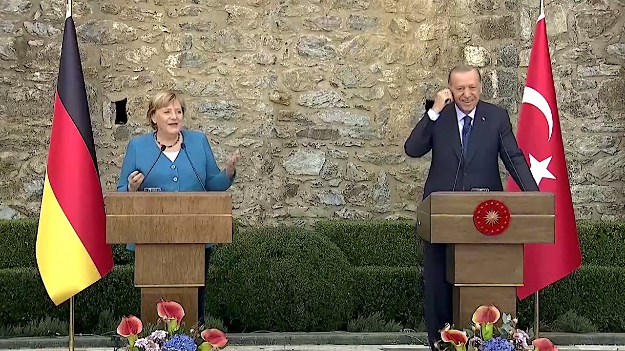 16.10.2021 - Angela Merkel & Recep Tayyip Erdoğan - Abschiedsbesuch
