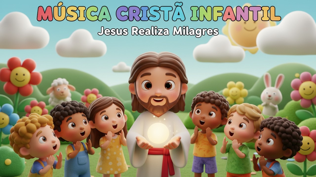 Música Gospel para Criança - Hino Infantil - Música Evangélica Infantil - Jesus faz Milagre