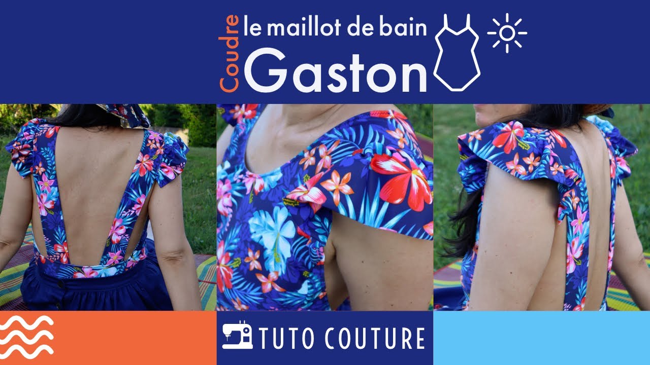 Coudre le maillot de bain Gaston de Atelier de Guillemette | #TUTOCOUTURE
