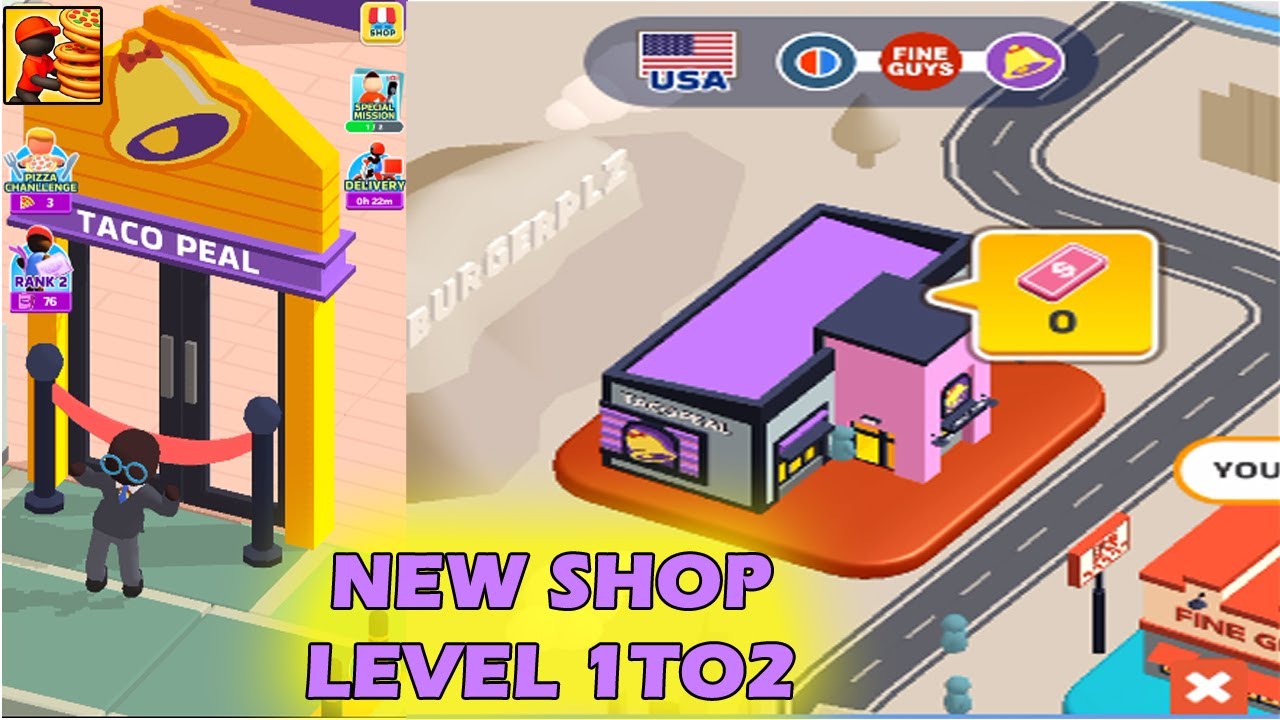 Paco peal new shop open level 1 to 2
