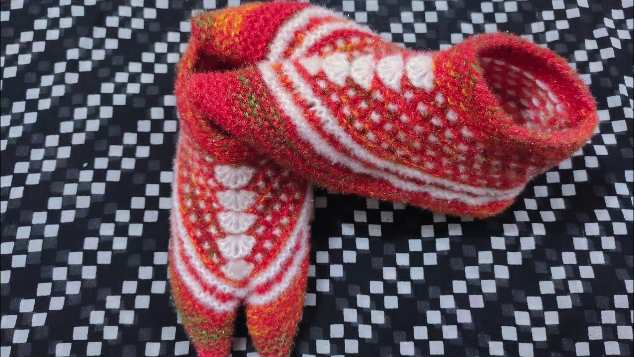 अंगुठे वाली Designer socks 6-7no.पैर के लिए बहुत सुन्दर और आसान बुनाई में #292*#2019.