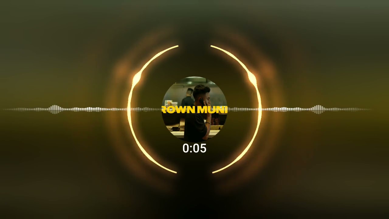 brown munde bass boosted song with visualiser  brown#munde#bass#song#mp3#punjab#song#after#effect