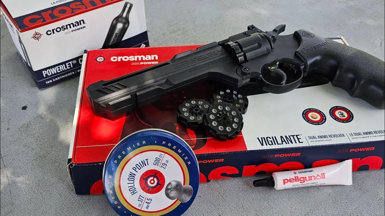 Crosman Vigilante и несколько целей 💥💥💥