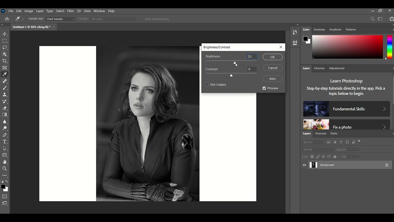 Como editar una imagen para grabado Laser CO2 con Photoshop 2020