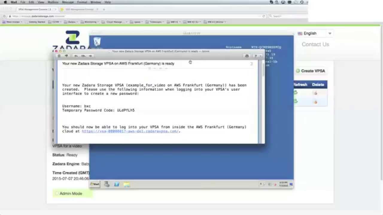 Episode 3: Zadara Storage Virtual Private Storage Array (VPSA) Configuration