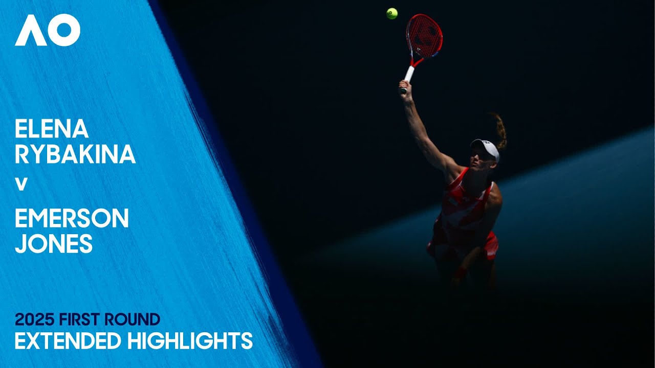 Elena Rybakina v Emerson Jones Extended Highlights | Australian Open 2025 First Round