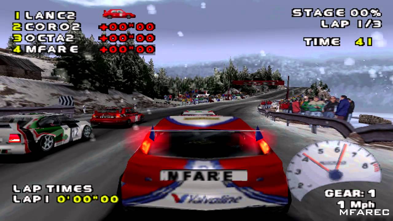 Need for Speed: V-Rally 2 Arcade Gameplay Level 2 (PSX,PS)