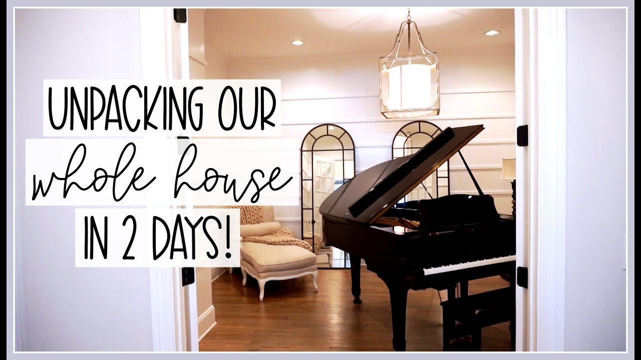 Unpacking our whole house in 2 days! | Elle Fowler