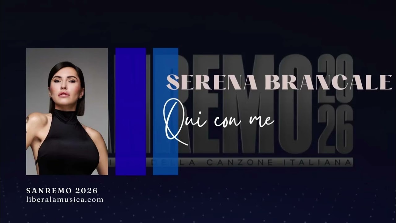 Serena Brancale Qui con me ( Sanremo 2026 ) Base Musicale - Karaoke Strumentale