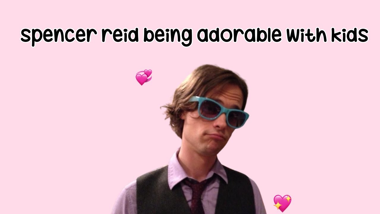 spencer reid being adorable with kids