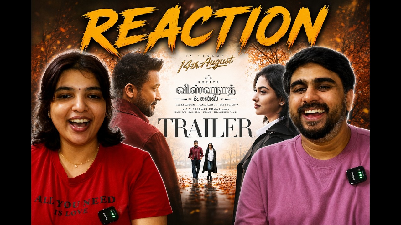 Vishwanath and Sons Trailer Reaction💕👌 | Suriya, Mamitha Baiju | GV Prakash|Naga Vamsi |Venky Atluri
