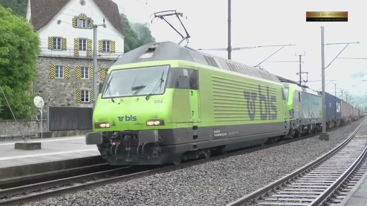 Rail Tracking, Flüelen station Eng