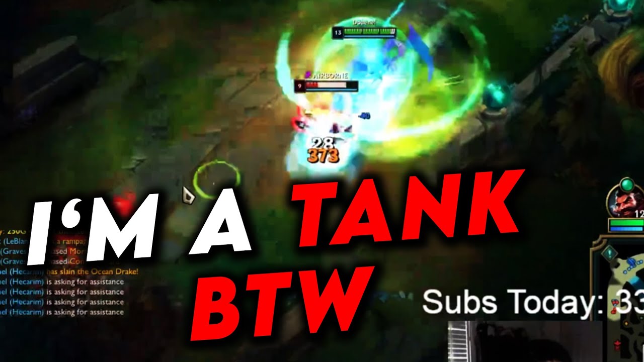 I'M A TANK BTW - NEW BROKEN HECARIM BUILD