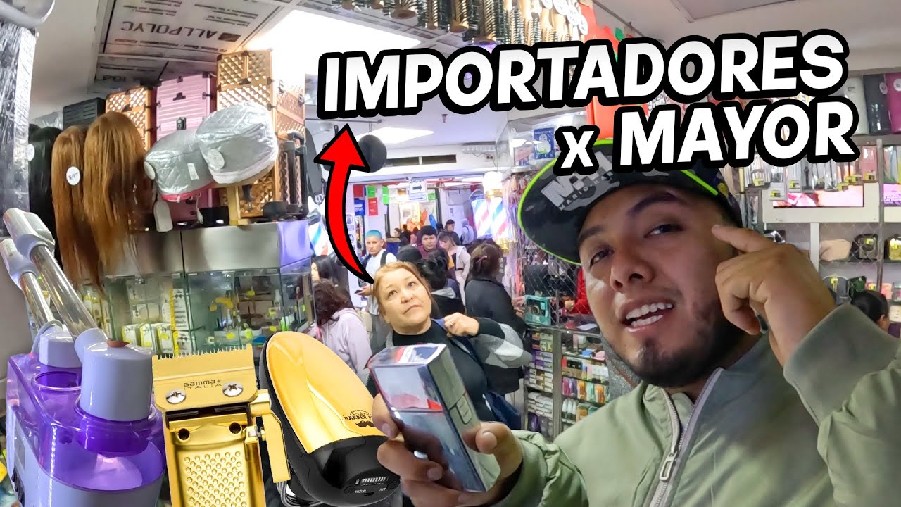 LA GALERIA de BARBERIA más GRANDE del Perú | IMPORTADORES CALETA