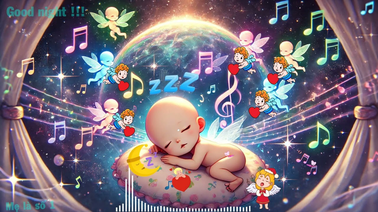 Nhạc ru bé ngủ ngon siêu hay - thai giáo nhắc lại - nâng niu giấc ngủ đầu đời - kích thích não bộ !