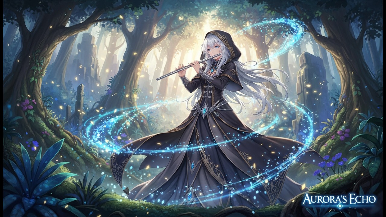 Celtic Music - Relaxing Flute in a Fantasy World Forest Dungeon/ Medieval music Mix for Work & Study