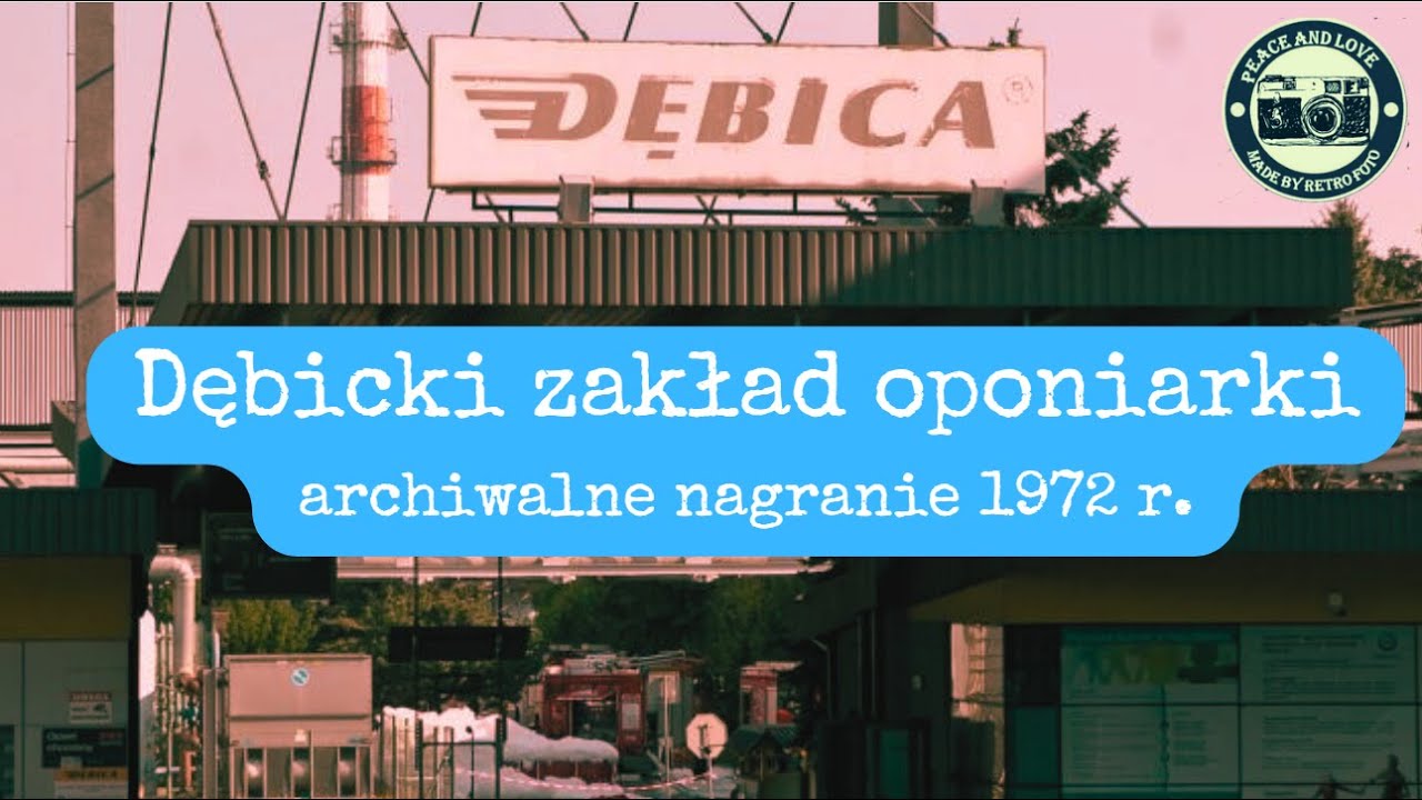 Dębicki zakład oponiarski. Archiwalne nagranie 1972 r.