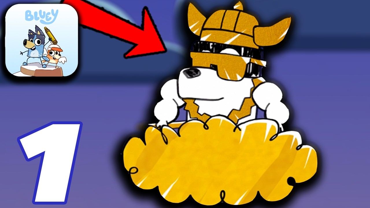 BLUEYS QUEST FOR THE GOLD PEN | Level 1 Full Walkthrough