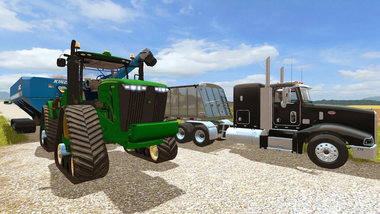 FARMING SIMULATOR 2017 | BIG CORN HARVEST & TILLAGE DAY + 3 PERSON CREW | IOWA EP #18