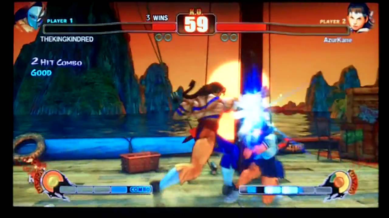 Azurkane vs THEKINGKINDRED match 5 - Street Fighter 4