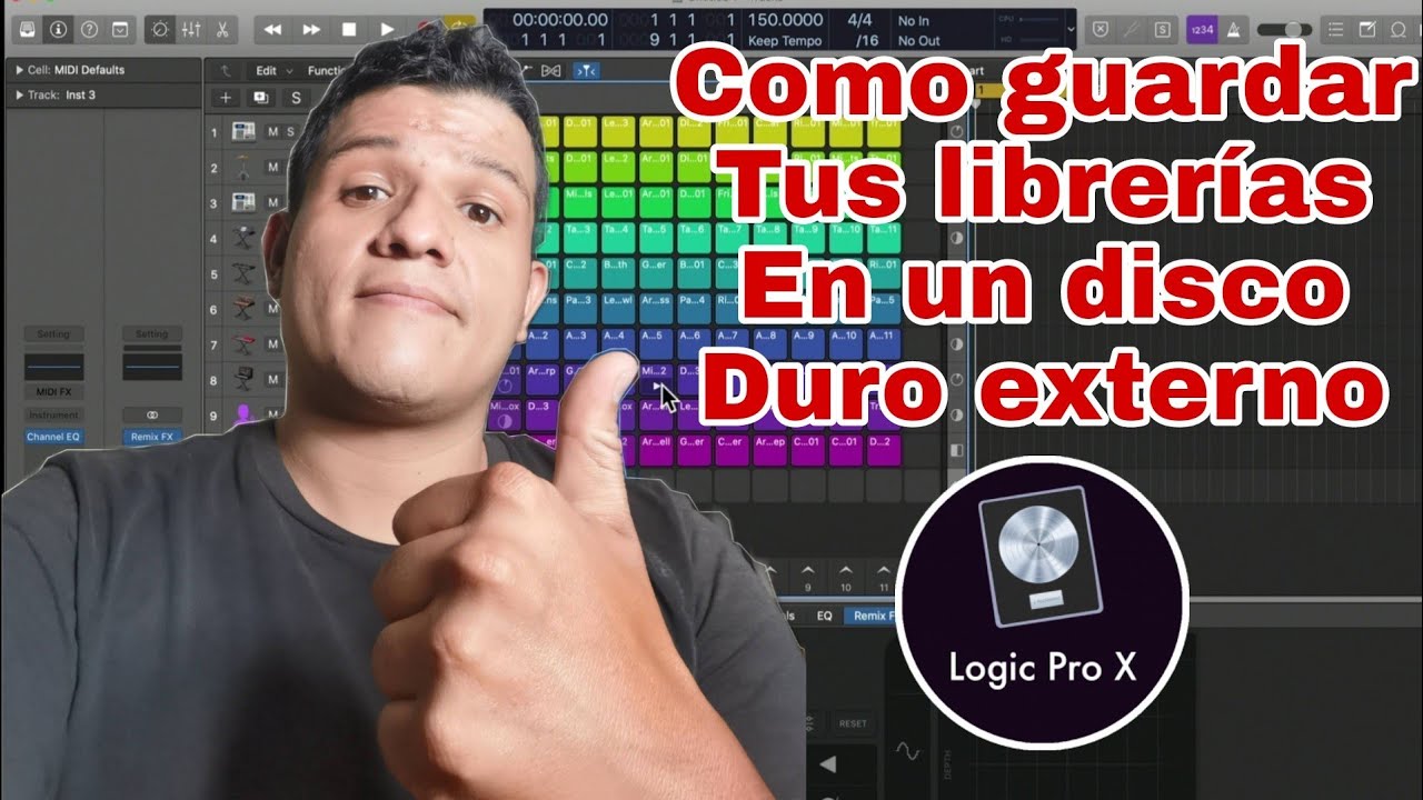 Como guardar librerias de terceros en un disco duro externo | Logic Pro X  | Bucles sin etiquetar