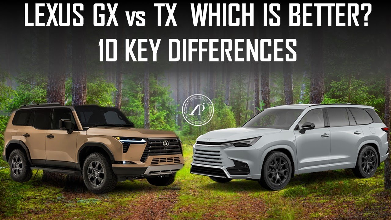 LEXUS GX против TX 2024 года — какой лучше? — инженер объясняет 10 ключевых отличий