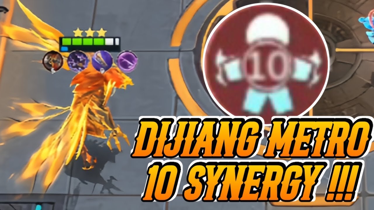 DIJIANG METRO ZERO!! 10 SYNERGY AKTIF!! COMBO TERBARU MAGIC CHESS GO GO 