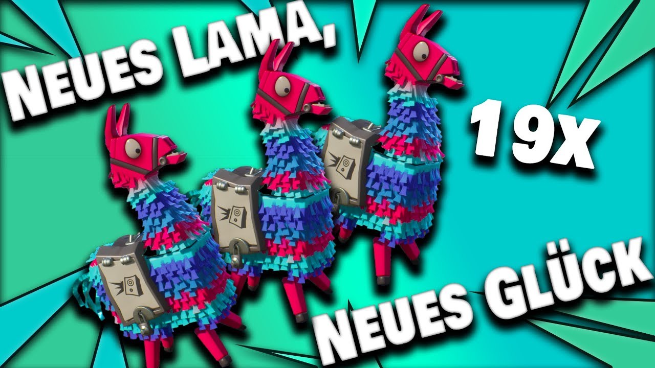 19x Rockiges Lama - Season X Lama Opening | Fortnite Rette die Welt