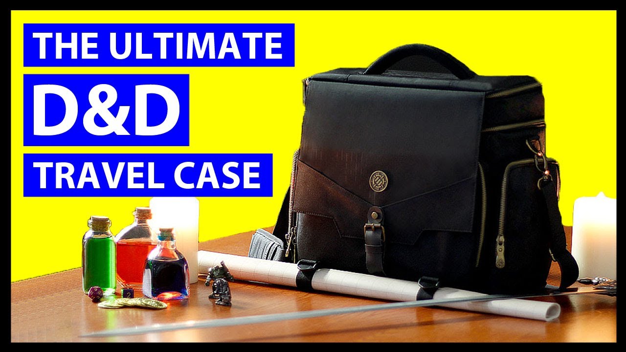 ENHANCE DnD Bag: Dungeon Master Travel Bag with Miniature Storage