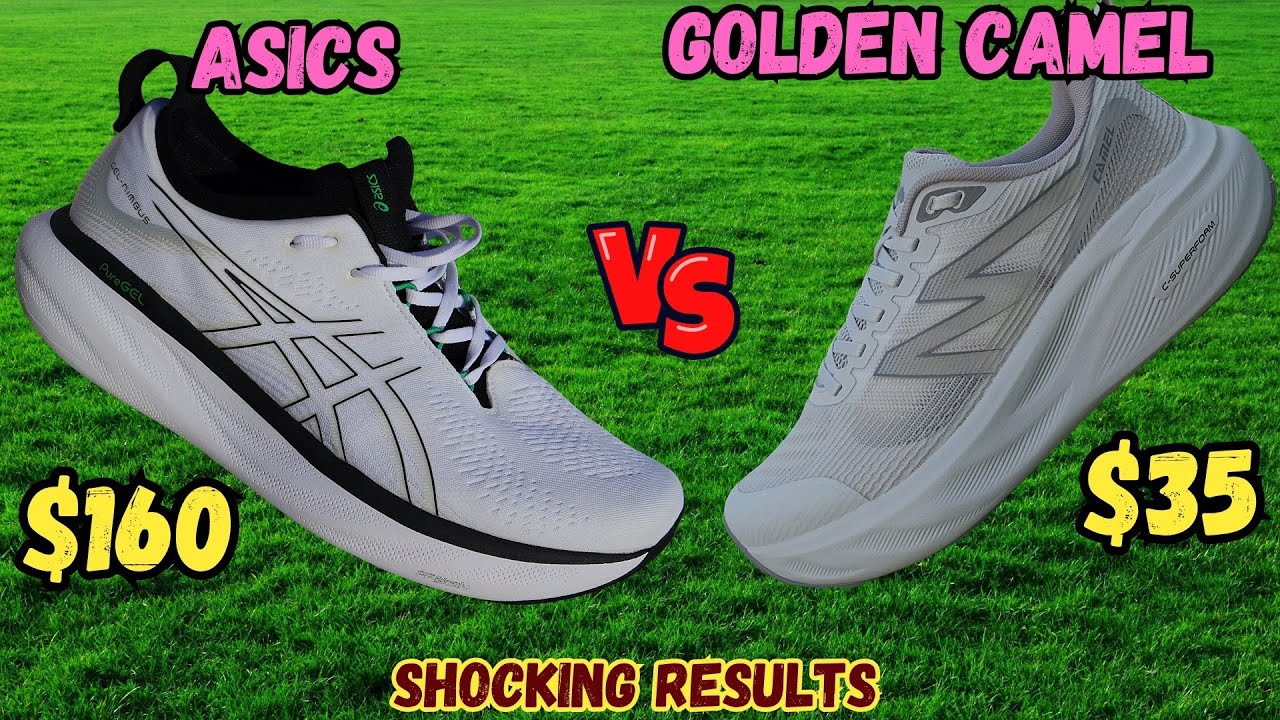 I compared Asics $160 shoe to a $35 AliExpress shoe. Big Surprise! #Goldencamel #Asics #nimbus25