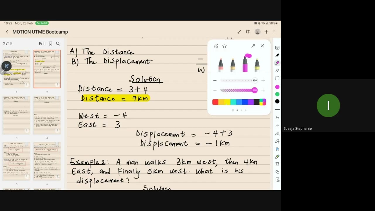 Physics session - Day 5 (23th February 2026)