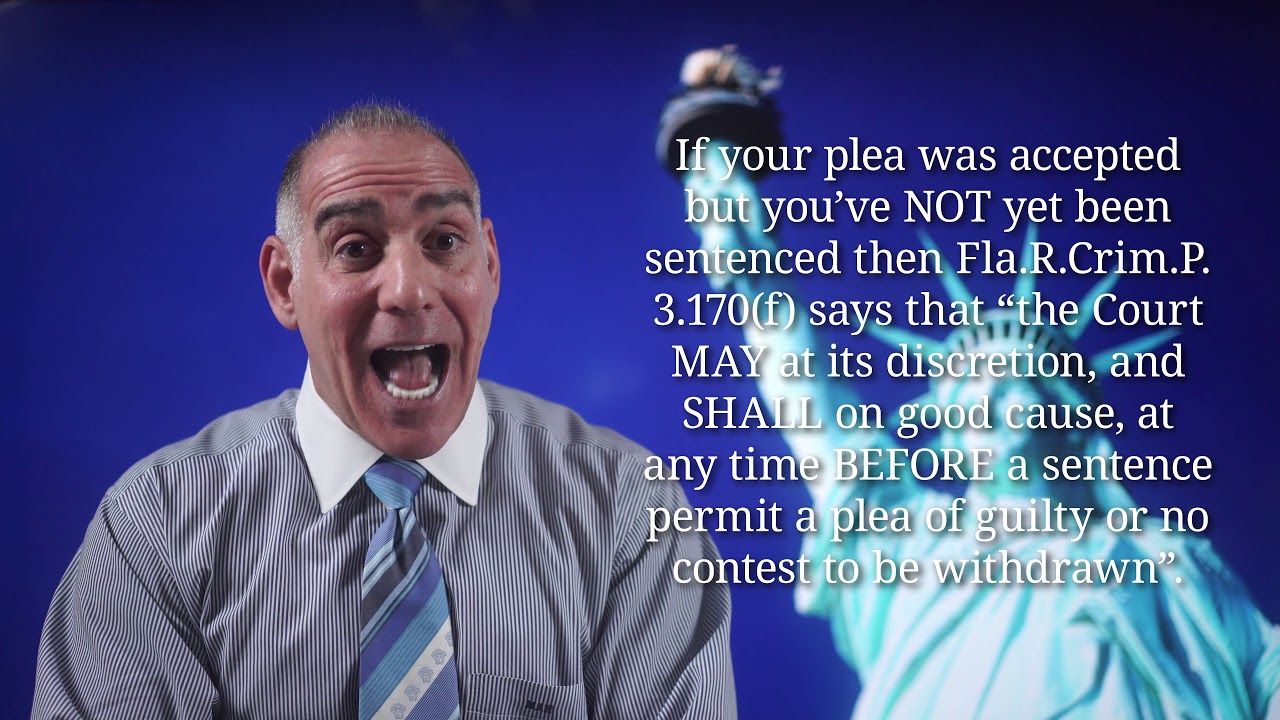 239) If I accept a Plea Can I Change my Mind? ~ #HaberPA Miami Criminal Defense DUI DV Lawyer