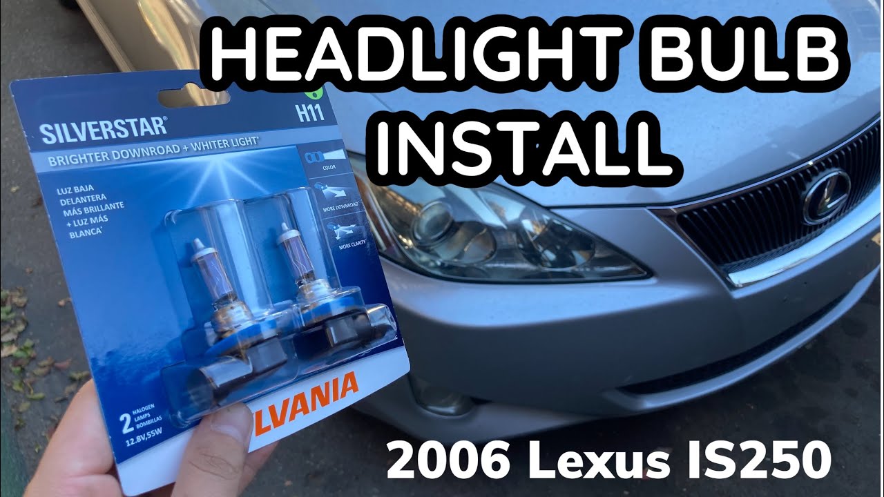 Headlight Bulb Install | 2006 Lexus IS250
