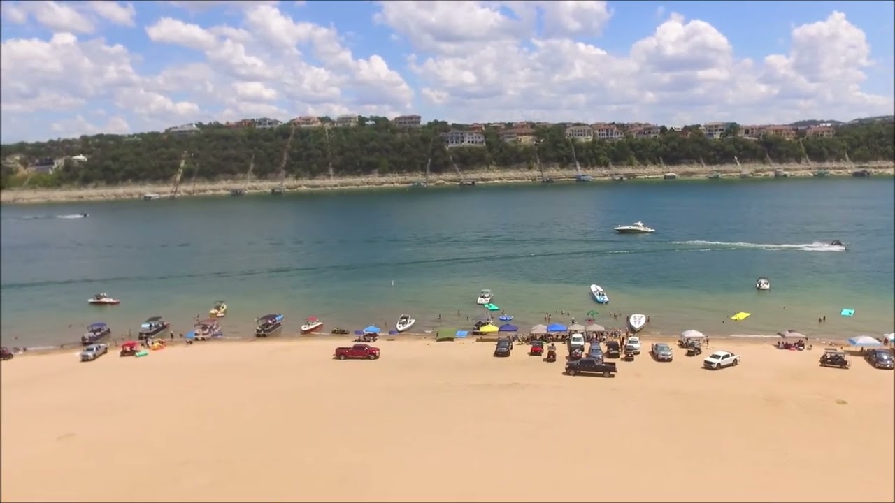 The Point Venture, Texas sandbar on Saturday, July 1, 2023
