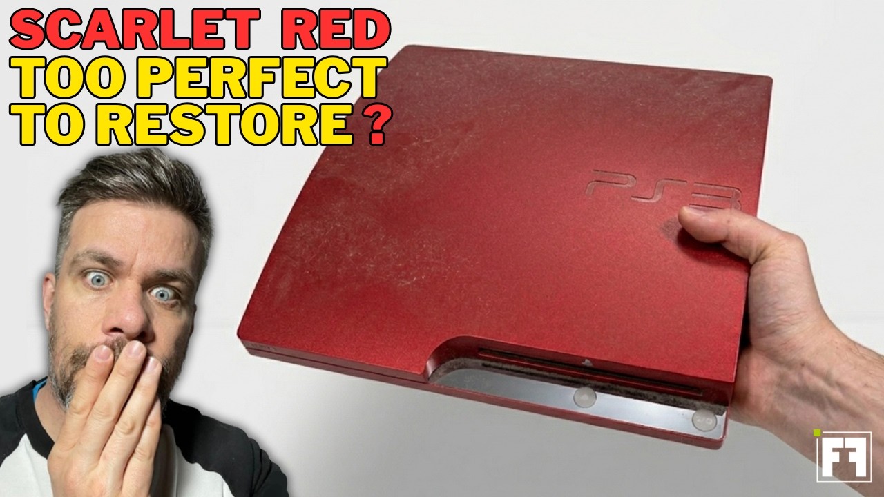 I Tried RESTORING a SCARLET RED PS3 SLIM&hellip; But It Was Too Perfect !