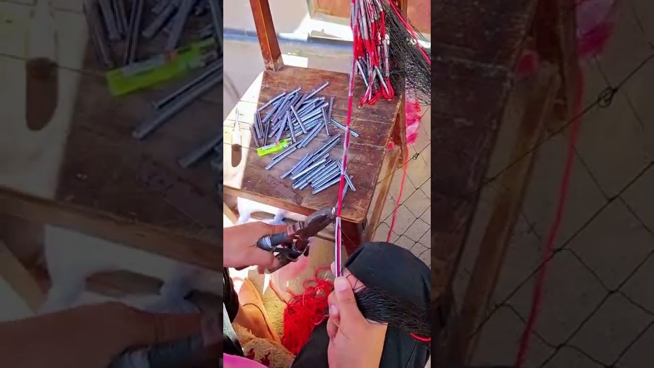 Fishing net rope reinforcement process- Good tools and machinery make work easy