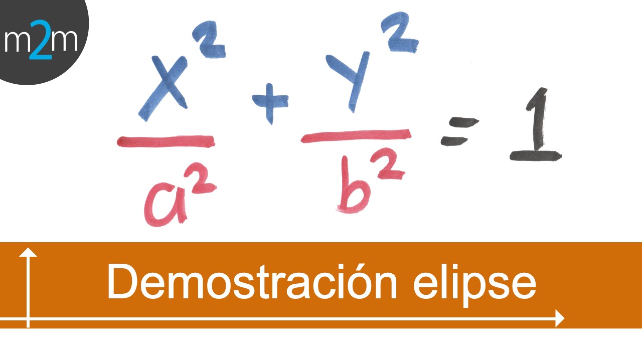 Demostración ec. horizontal de la elipse│origen