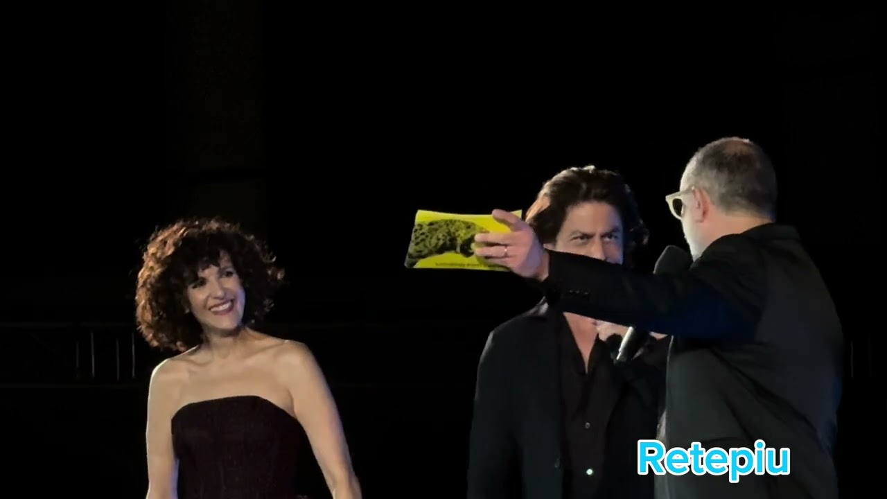 Consegna del Pardo alla carriera per:   SHAH RUKH KHAN attore Indiano