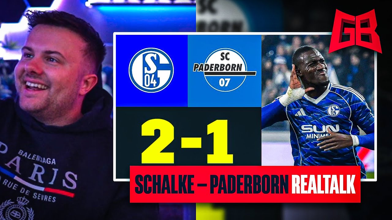 Wieder TABELLENF&Uuml;HRER 😍 Tr&auml;umen ERLAUBT ⁉️ GamerBrother REALTALK &uuml;ber SCHALKE - PADERBORN 😱