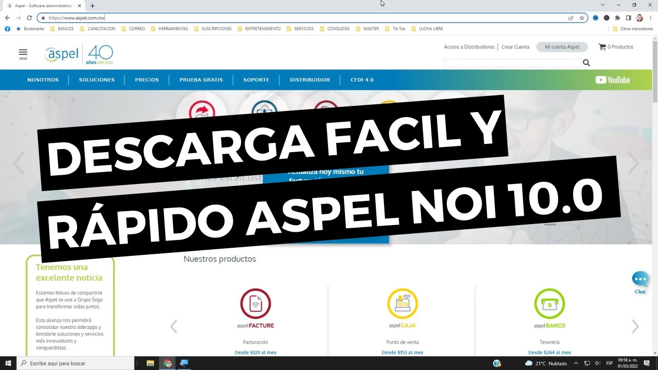 COMO DESCARGAR ASPEL NOI 10 REINSTALABLE 2