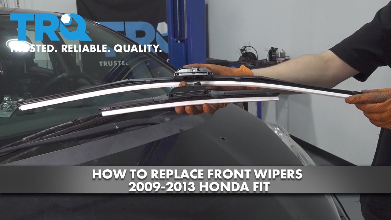 How to Replace Front Wipers 2009-2013 Honda Fit