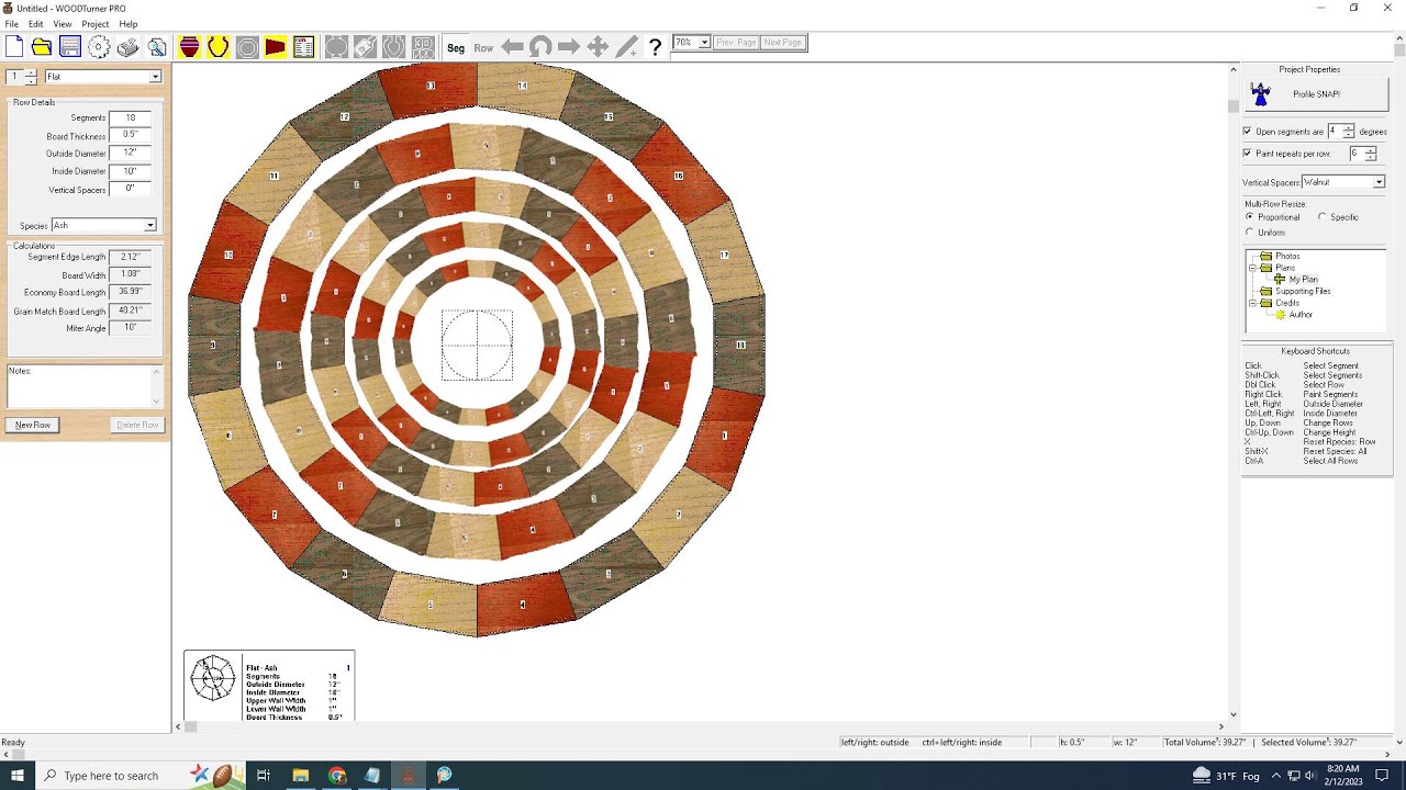 Simple Segmented Wood Turning Using Woodturner Pro