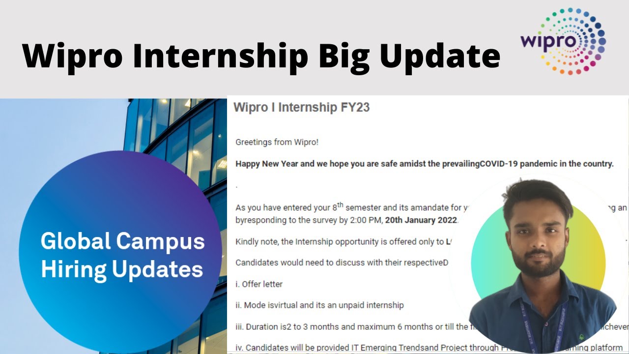 Wipro  Internship FY22 || Should I do or not?